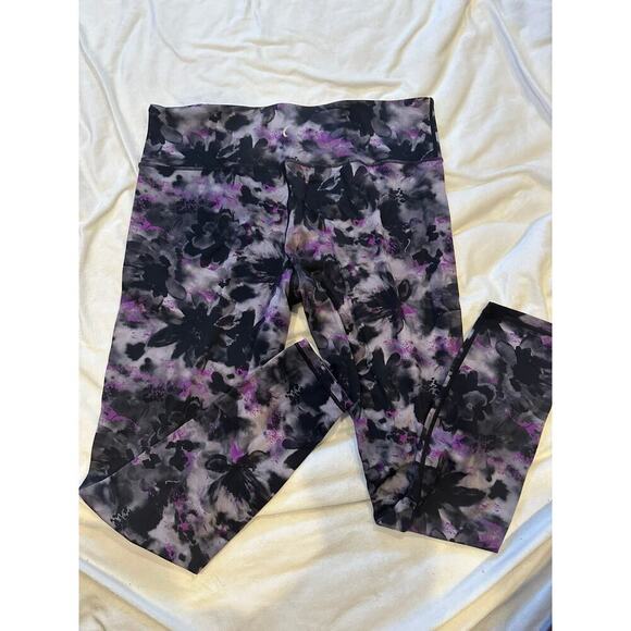 16/18 ZYIA Floral Watercolor Soft n Snug Hi-rise Legging - Picture 4 of 4